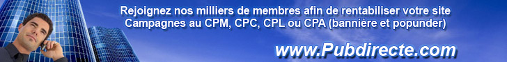 Pubdirecte.com - Régie Pub internet